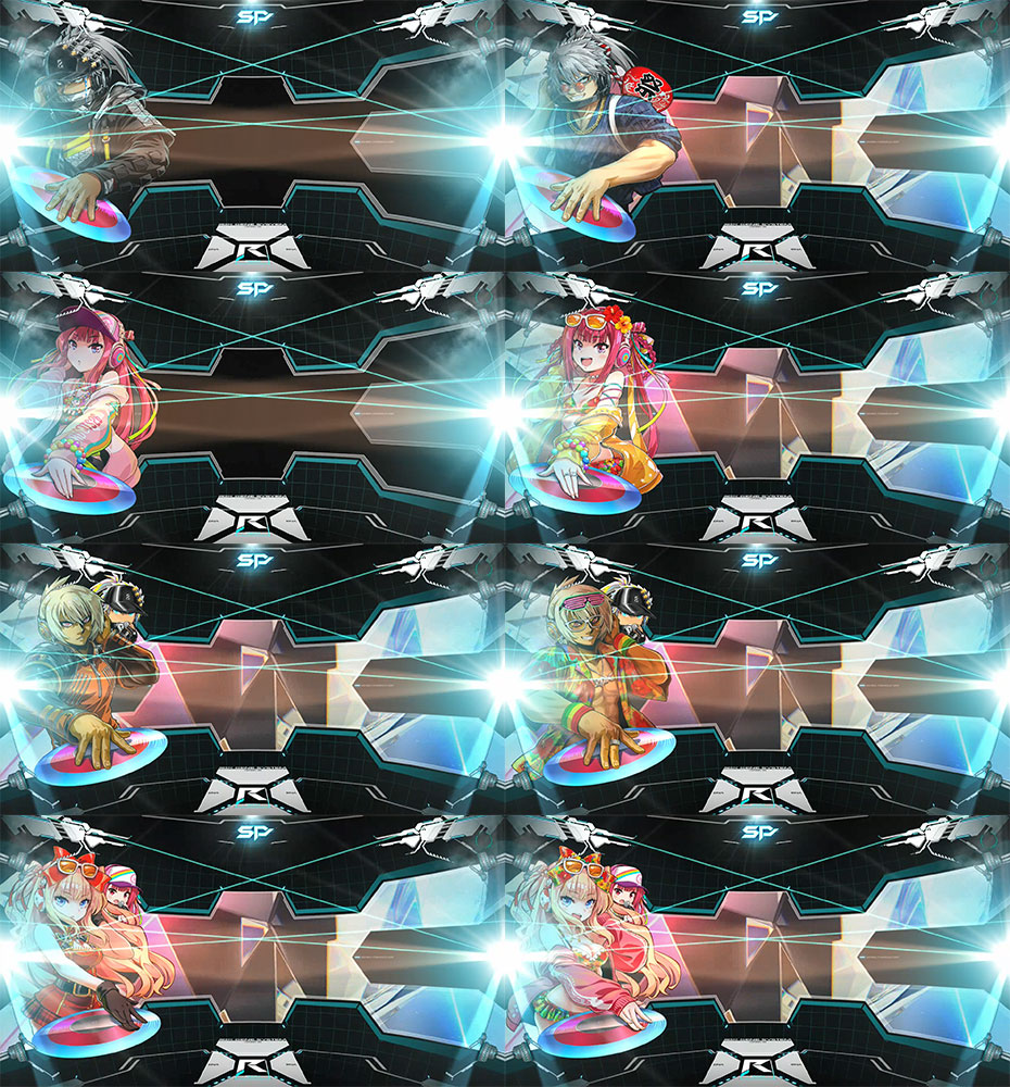 IIDX】RESIDENT MODE SELECT 士朗＆慧靂＆天土＆姫留 <1