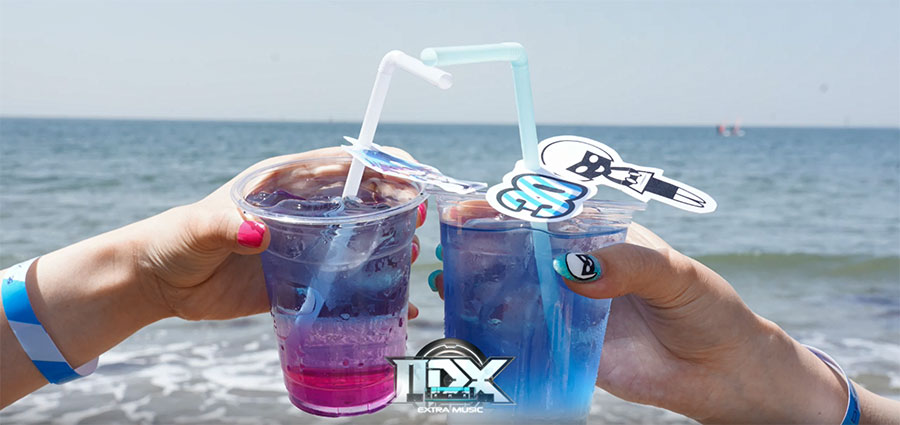 【激レア】　beatmania ⅡDX うちわ IIDX】RESIDENT PARTY SECRET LIVE II EXTRA MUSIC - PASHA PASHA PARADISE