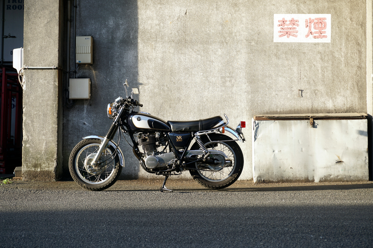 168.YAMAHA/SR500/1JN/1987/シムズクラフト/サイドバックサポートバー 