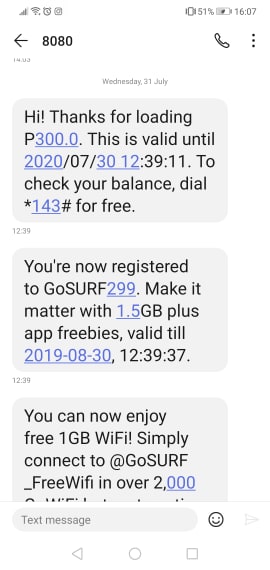how to check gosurf balance