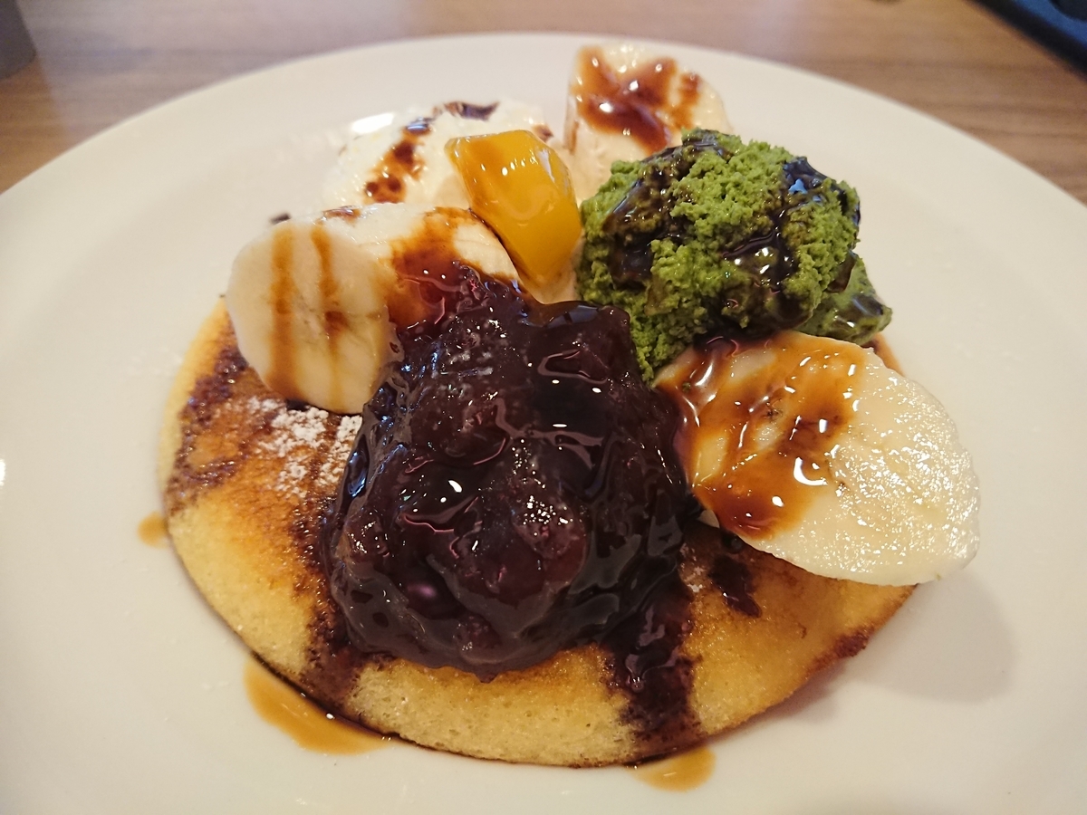 ガストの 抹茶あずきとマスカルポーネのパンケーキ を食べてみたよ 子育てとスイーツと ときどきゲーム