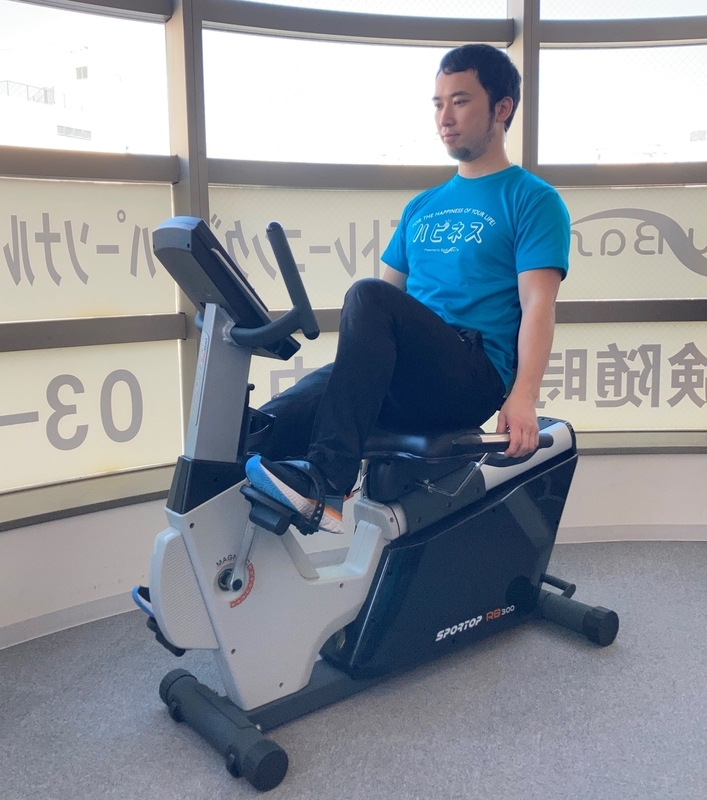 バイクエルゴ　bike ergoエアロバイク有酸素運動 エアロバイクでの有酸素運動を効果的におこなう2つのポイント