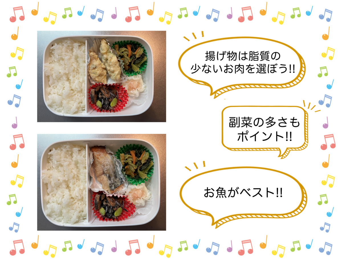 お弁当のポイント