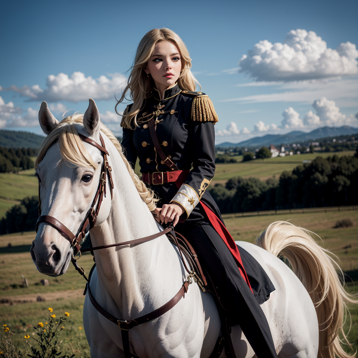 オスカル・フランソワ・ド・ジャルジェ実写化してみた2 - Retro AI Stadio