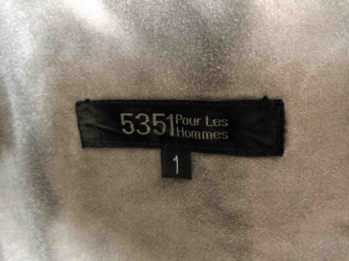 昔買った 5351 POUR LES HOMMES のジャケットを引っ張り出してみた