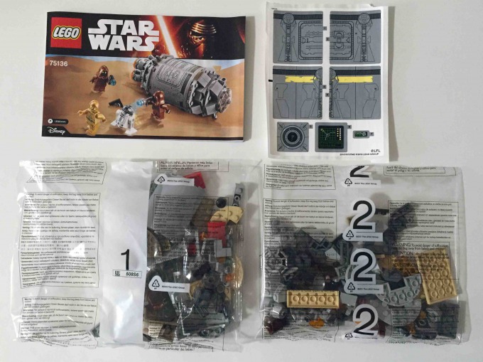 レゴ スター・ウォーズ デビューしたよ。ドロイドの脱出ポッド 75136