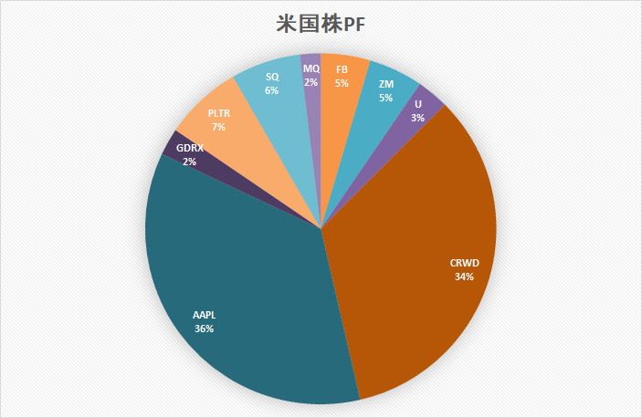 米国株ポートフォリオ