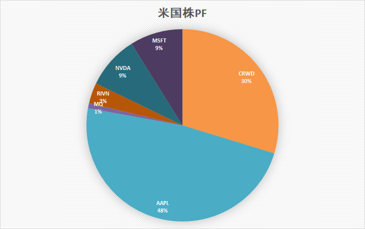 米国株　ポートフォリオ