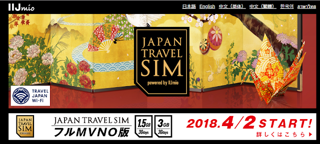 IIJ Japan TravelSIM