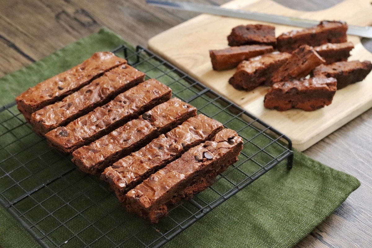 ほぼ焼きチョコな「ザクザクブラウニー」 - BOKUの簡単ンまい～ブログ