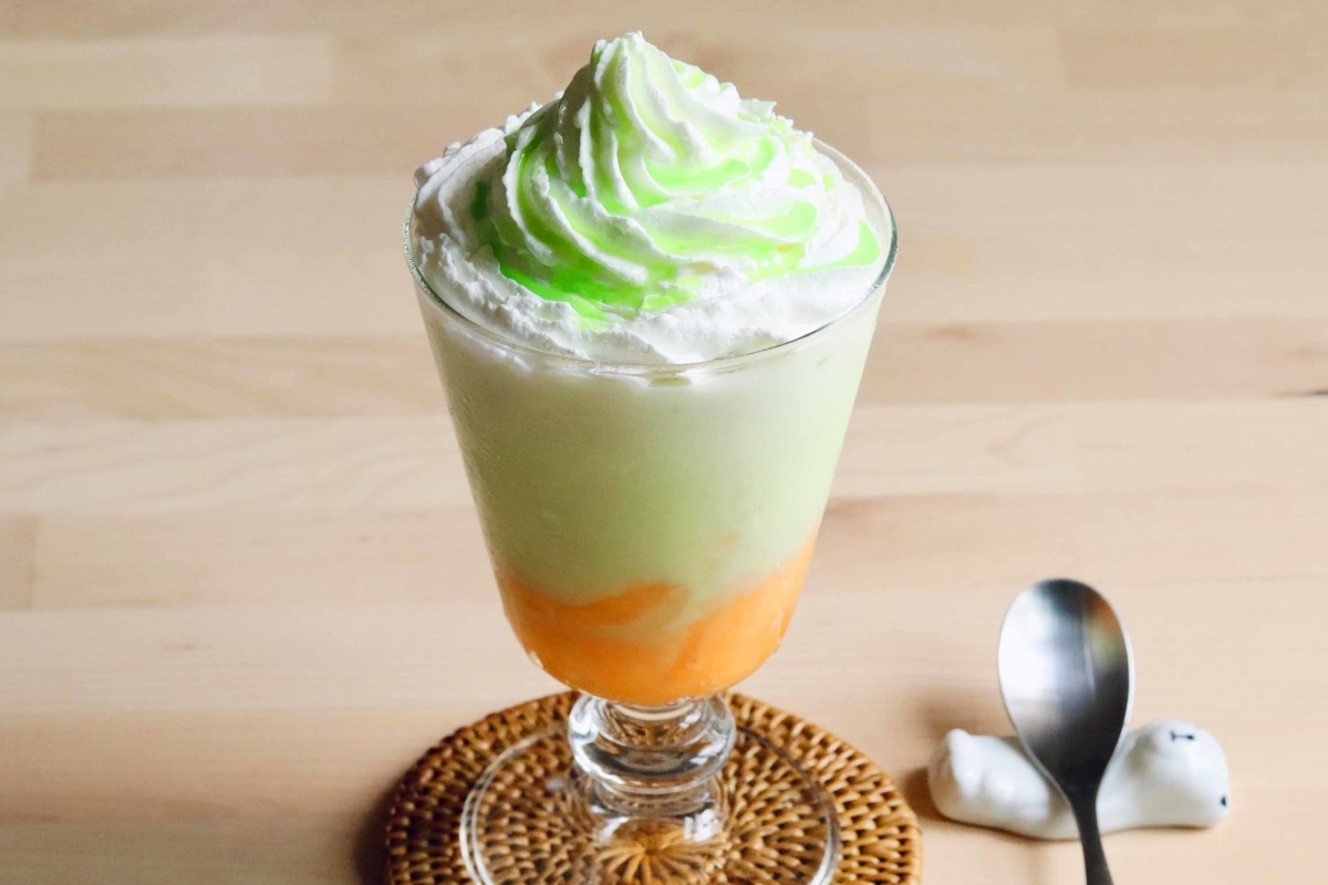 メロンフラペチーノに愛をこめて…（メロンフラぺもどき） - BOKUの簡単