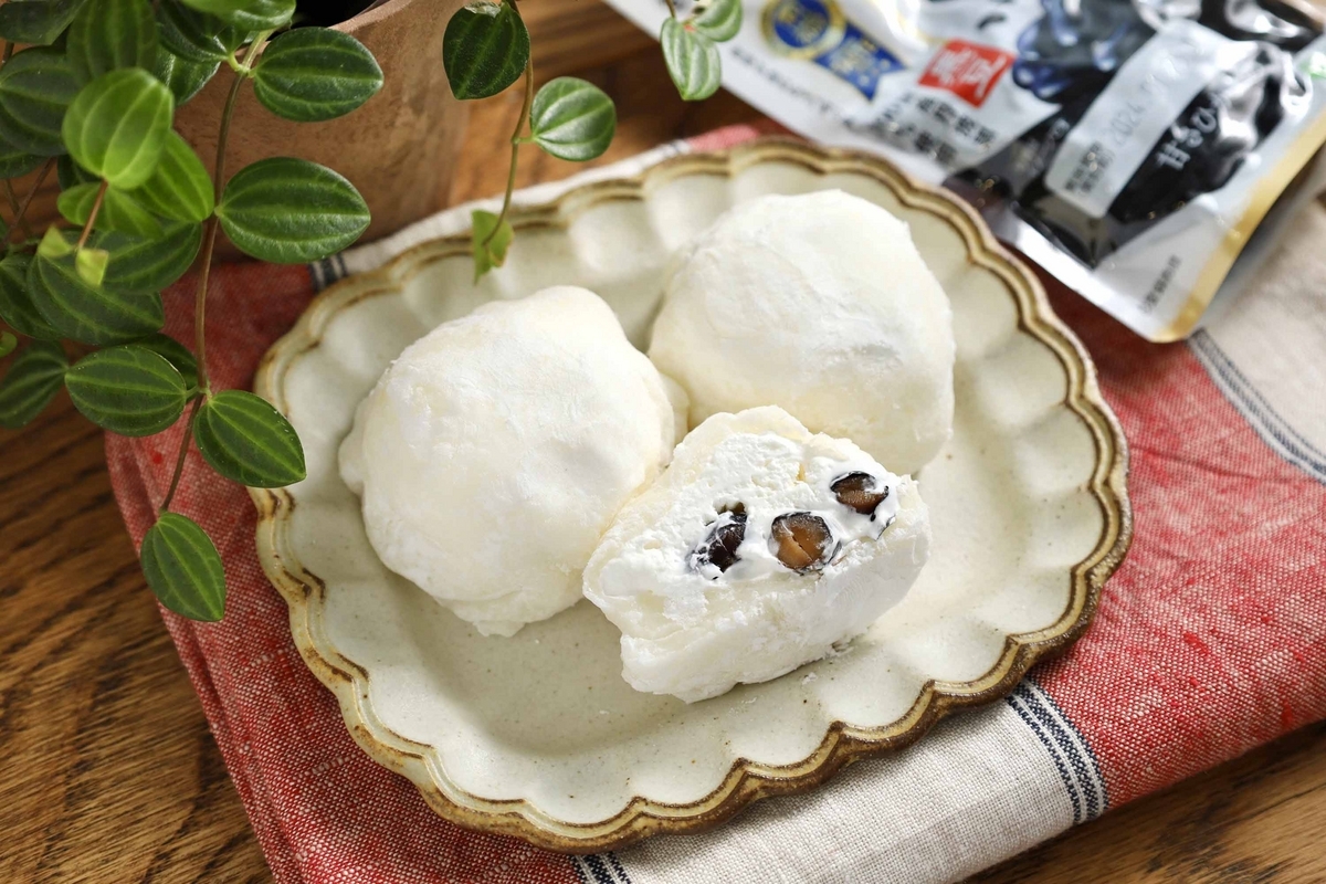 余った黒豆でも！レンジで簡単～「生クリーム黒豆大福」 - BOKU
