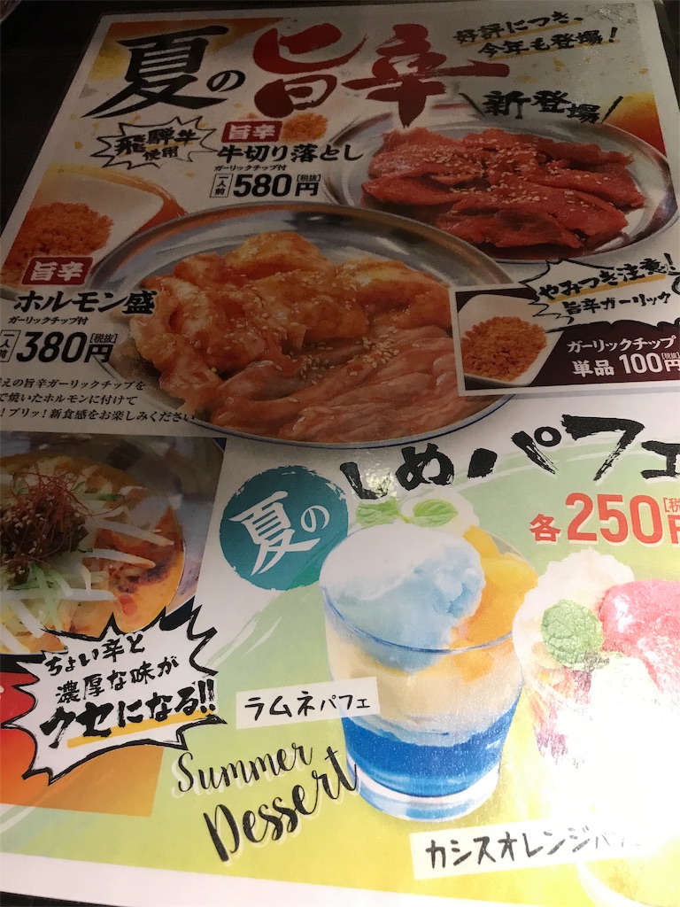 ほるたん屋 春日井の南下原店で実食 夏の旨辛メニュー も旨辛すぎた 中卒おじさんのクズなりに豊かな食常