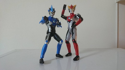 ウルトラアクションフィギュア ウルトラマンロッソ&ウルトラマン