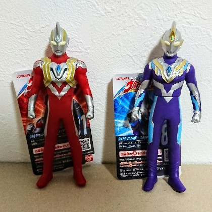 ウルトラマンティガ　マルチタイプ　スカイタイプ　パワータイプ　ソフビ ウルトラマンティガ マルチタイプ スカイタイプ パワータイプ
