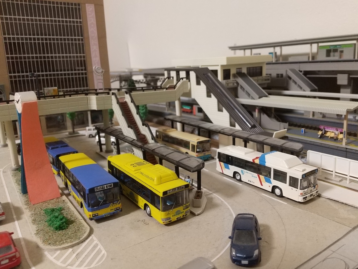 バスコレ改造 阪急バス376(西工+UA天然ガスノンステップ) - 青