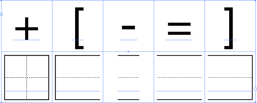 Word で漢字ドリルを作りたかったので マス目のフォントを作ってそれっぽく作った ぼんやりdtp