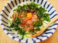 眠気 なんか調子悪い時 内側から体を整えるねぎとろ丼の作り方 くまさんの健康ひとりご飯