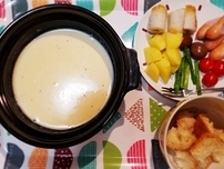 幸せホルモン レンジで作れる 豆乳のチーズフォンデュと〆のリゾットの作り方 くまさんの健康ひとりご飯