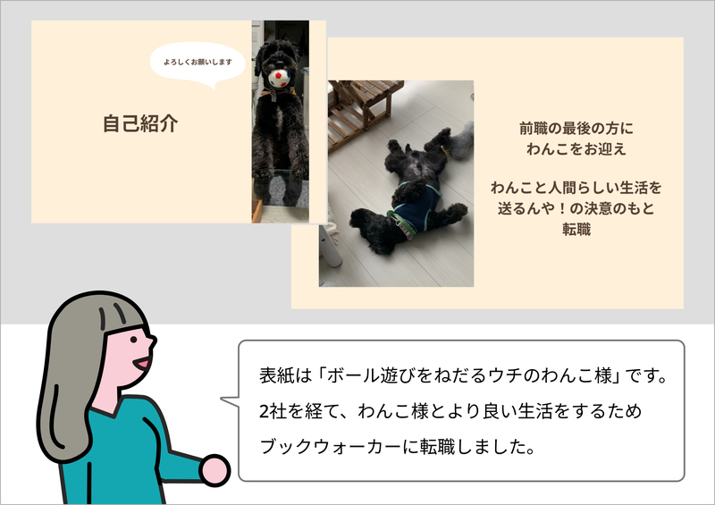 表紙は「ボール遊びをねだるウチのわんこ様」です。