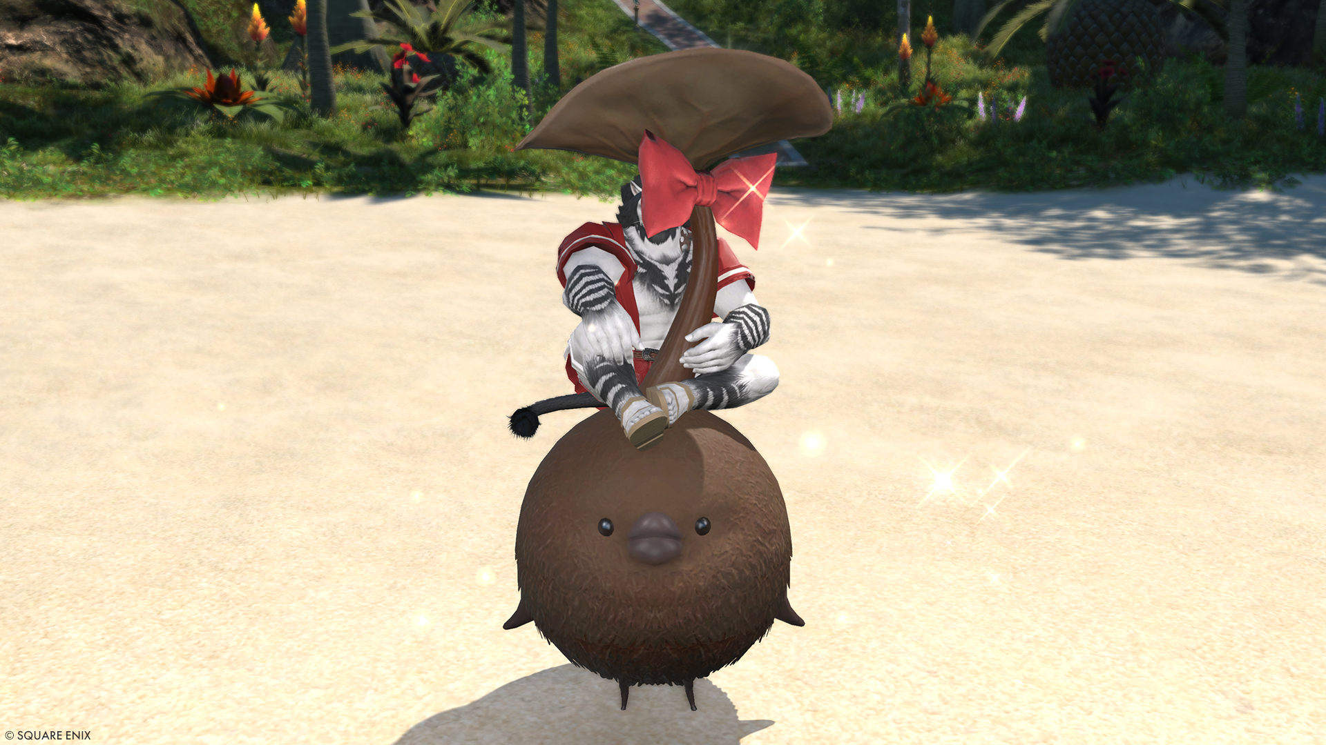 SQUARE ENIX - FF14 チョコロポックル マウントコード ローソン限定　アイテム通知のみ SQUARE ENIX - FF14 「マウント チョコロポックル」 アイテム