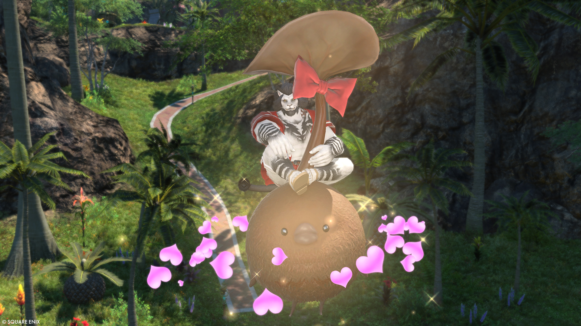 SQUARE ENIX - FF14 「マウント チョコロポックル」 アイテムコードの通知のみ FF14 チョコロポックル マウントコード ローソン限定 アイテム