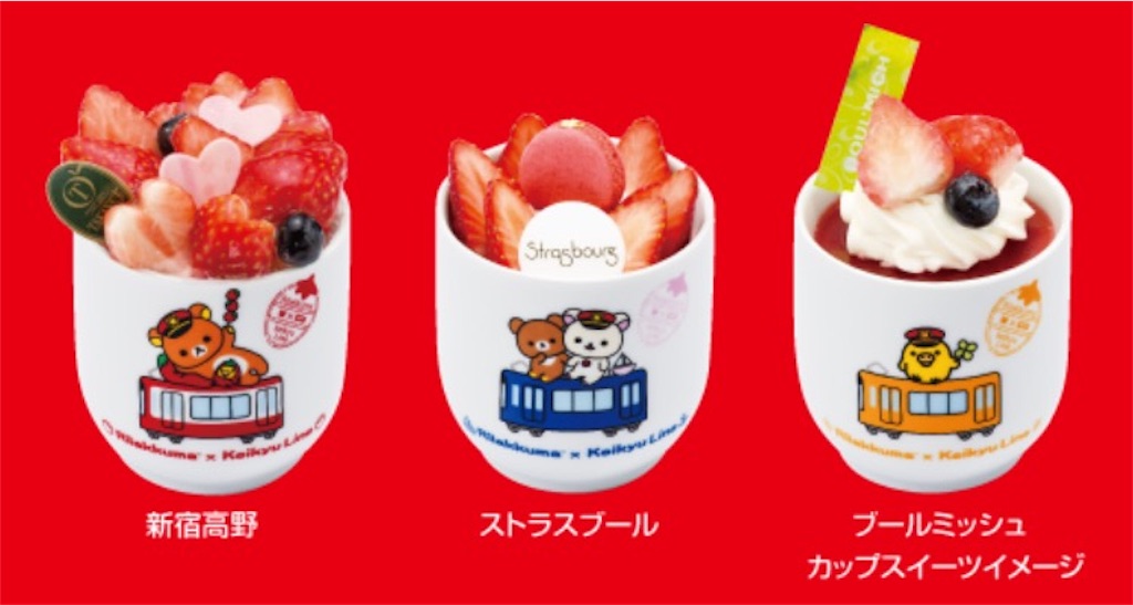 非売品 リラックマ15周年 京急120周年コラボレーション デザートカップ 非売品 リラックマ15周年 京急120周年コラボレーション デザート