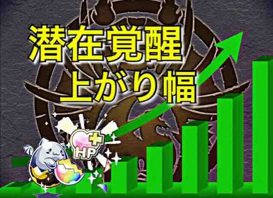 今更聞けない潜在覚醒の上がり幅 しぇいく流パズドラ道