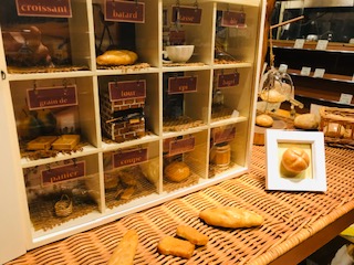 ディスプレイ棚ミニチュアパン Cafe