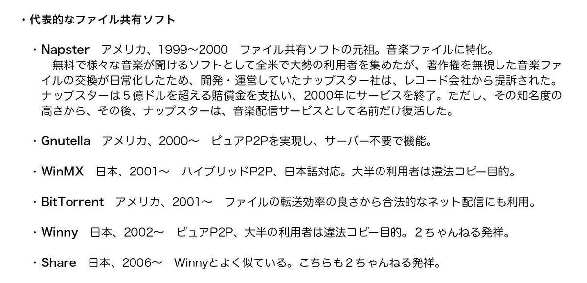 今話題の　Winny 共有　ファイル　完全　データ　2005夏 Winny」「Cabos」「LimeWire」があった“あの頃” 「手を出すな」と言