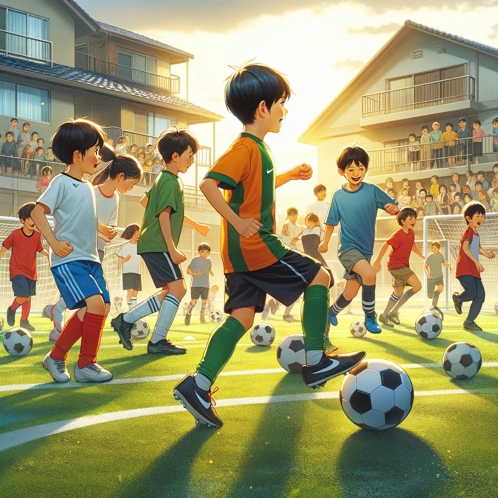 地元のサッカーイベント参加