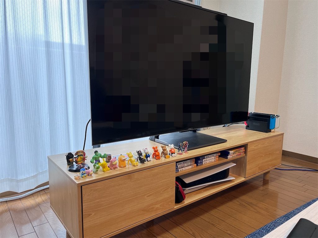 60V型対応】通販でテレビ台を購入して組み立てたぞ！【ロー