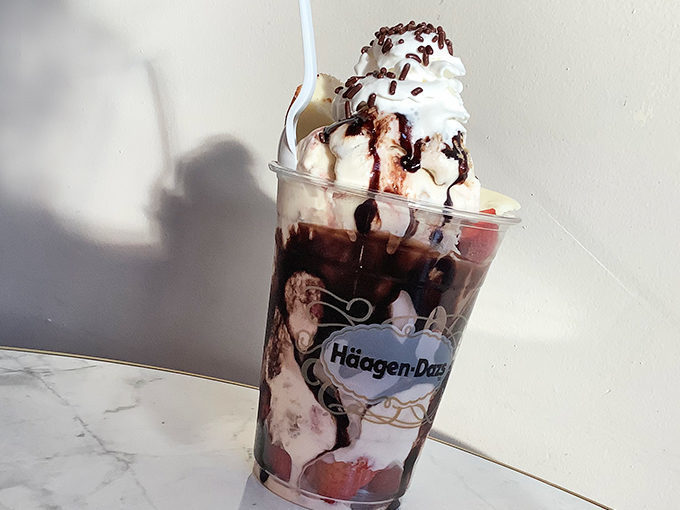ハーゲンダッツのストロベリーチーズケーキ