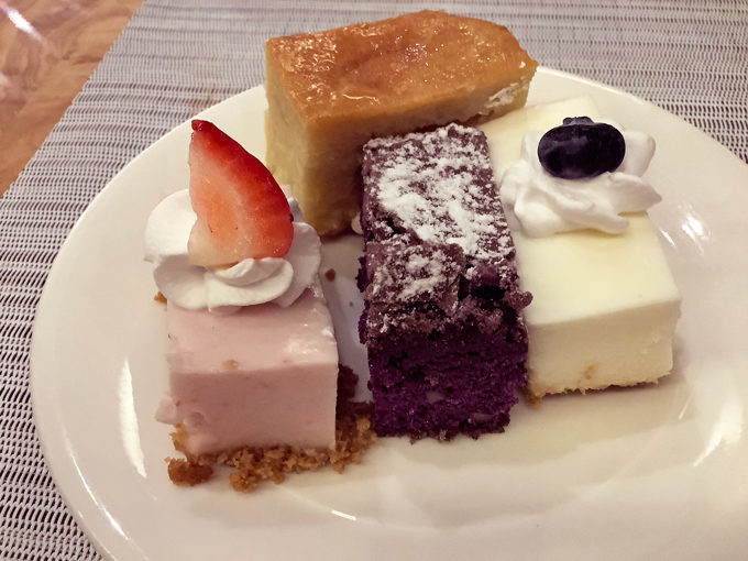 レストランパームのスイーツ