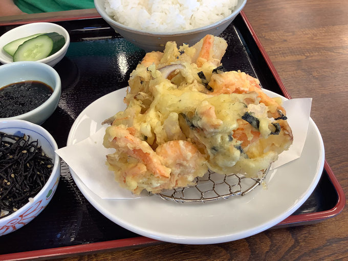 乙姫のかき揚げ
