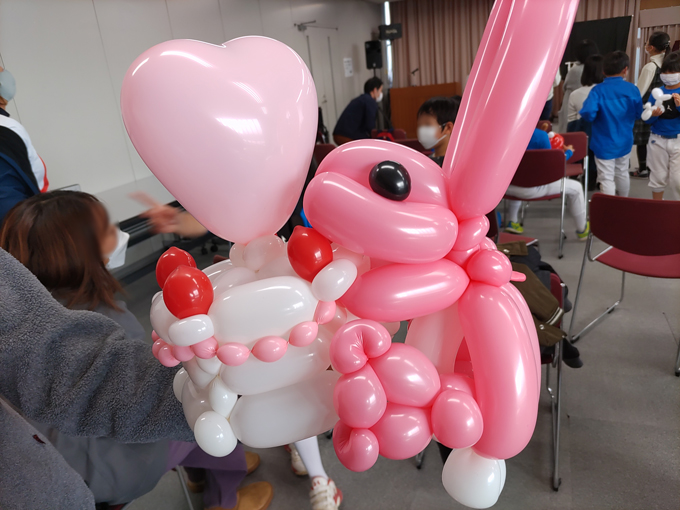 バルーンアートのうさぎ バルーンアートのうさぎ
