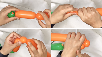 バルーンアートのジャックオランタン