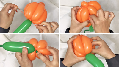 バルーンアートのかぼちゃ