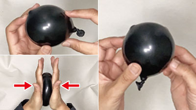 バルーンアートの黒ネコ バルーンアートの黒ネコ