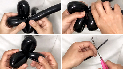 バルーンアートのぼんぼり バルーンアートのぼんぼり