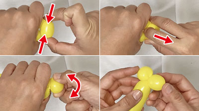 バルーンアートのお雛様