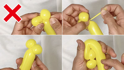 バルーンアートのお雛様