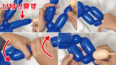 バルーンアートのお雛様