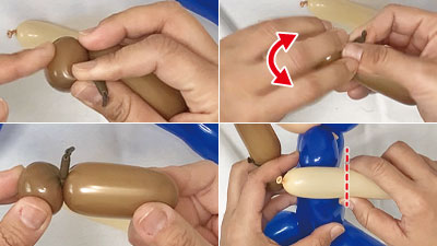 バルーンアートのお雛様