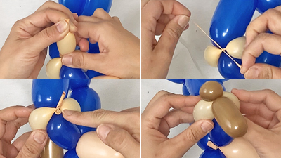 バルーンアートのお雛様