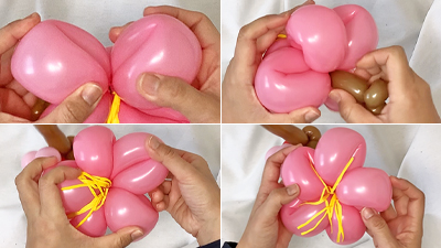 バルーンアートの梅 バルーンアートの梅