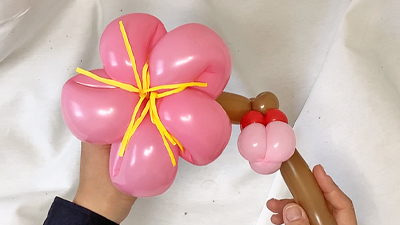 バルーンアートの梅 バルーンアートの梅