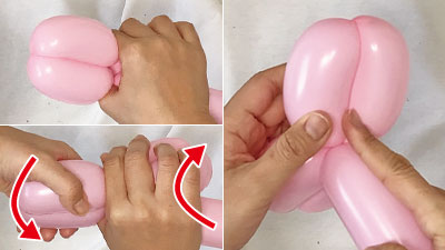 バルーンアートの桜 バルーンアートの桜