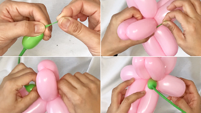 バルーンアートの桜 バルーンアートの桜