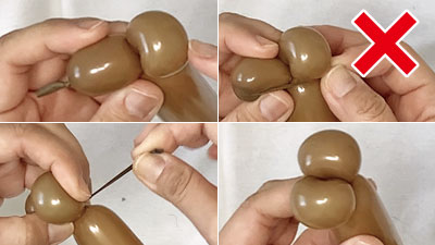 バルーンアートの桜 バルーンアートの桜